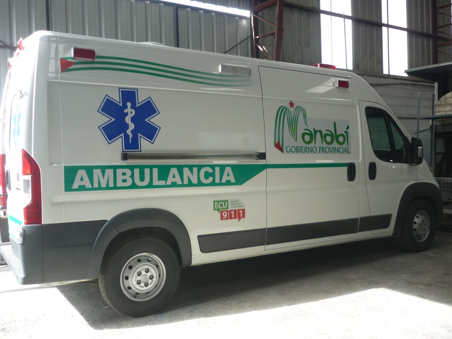 Ambulancia fabricada por Promecyf