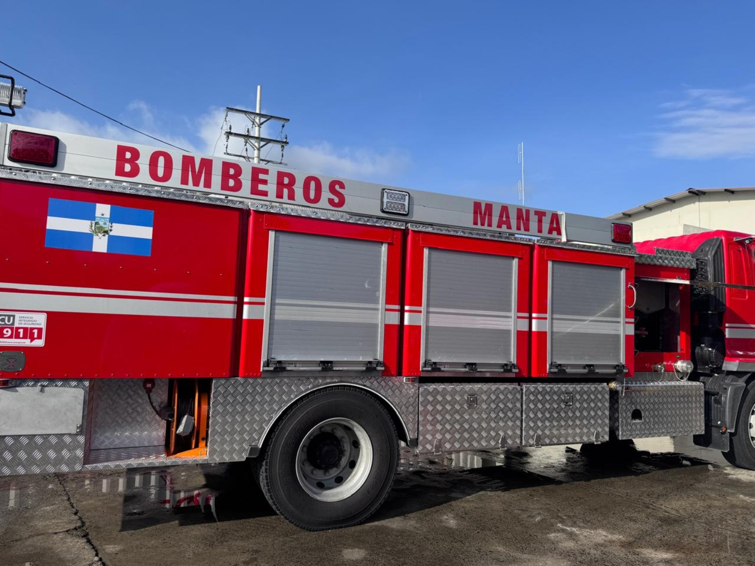 Vehículo de bomberos fabricado por Promecyf
